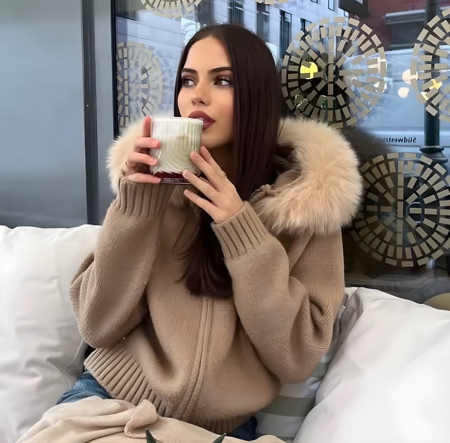 Sophia™ | Lyxig pälskofta