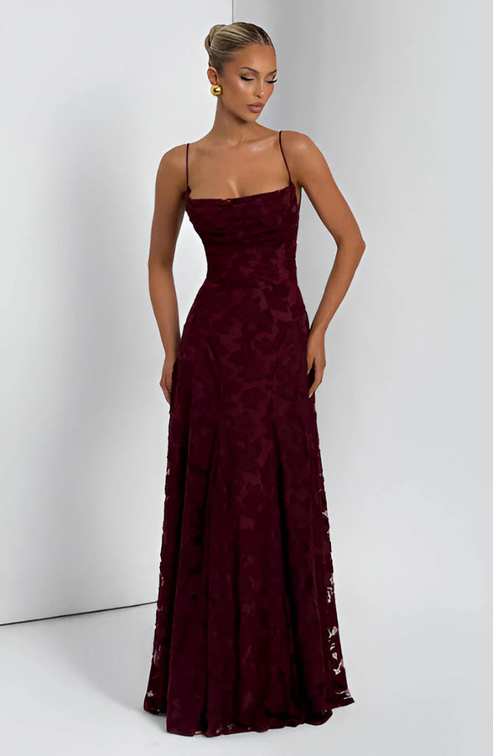 Juliette™ | Elegant blommig maxiklänning