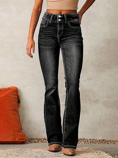 Emilia™ | Höga midja flare-jeans
