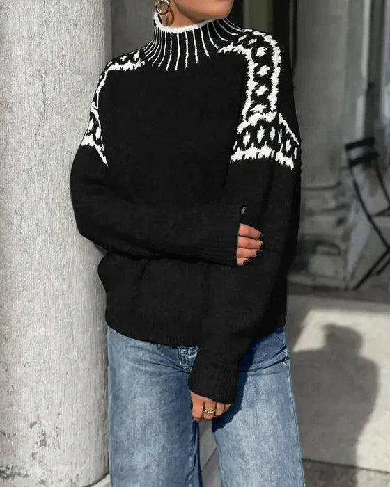 NÉLIA™ | Elegant Stickad Tröja