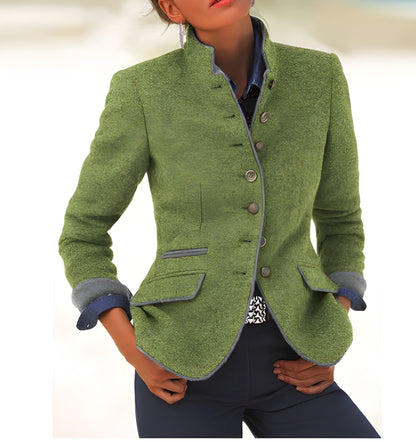 Amira™ | Elegant cardigan med hög krage