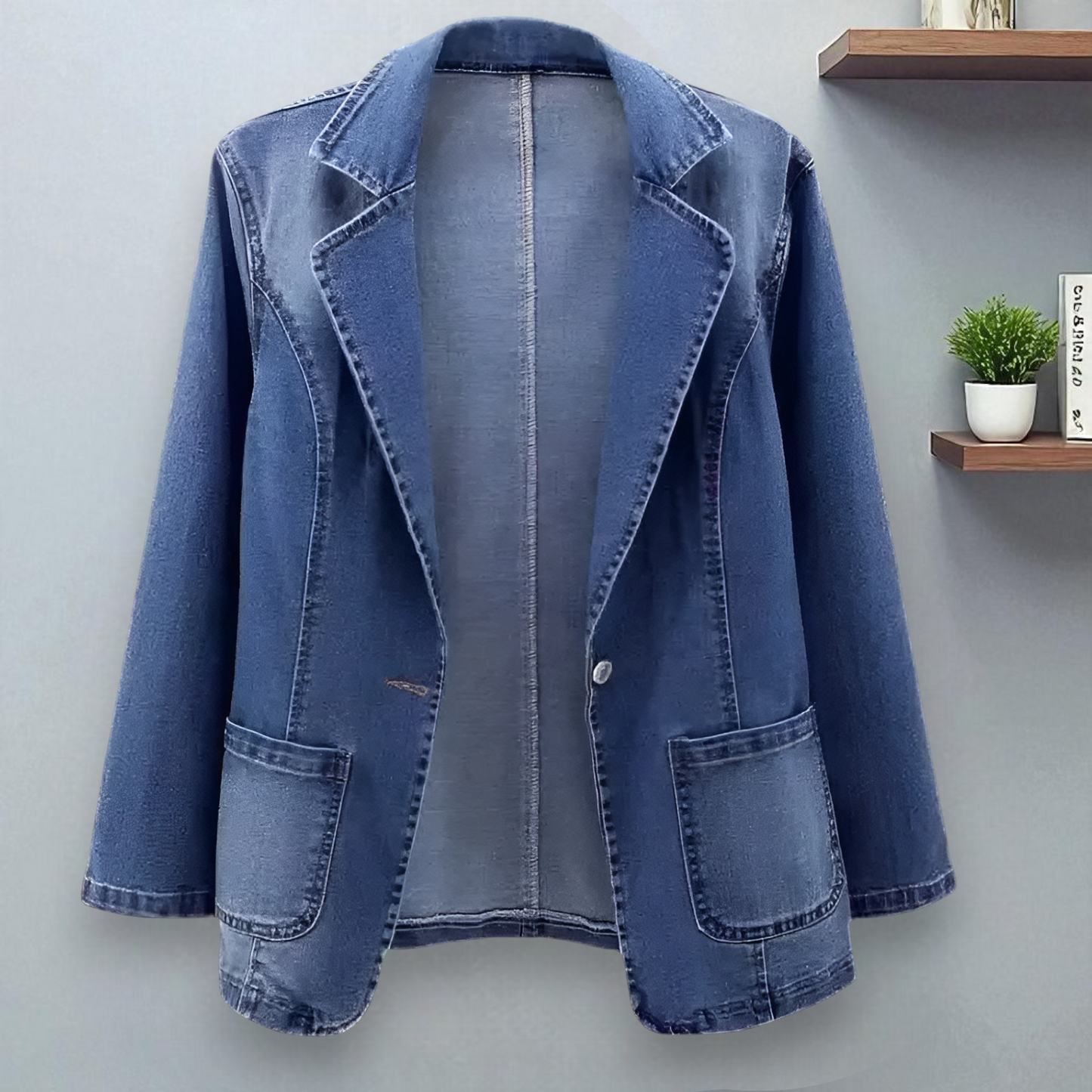 Amanda™ | Elegant denimjacka