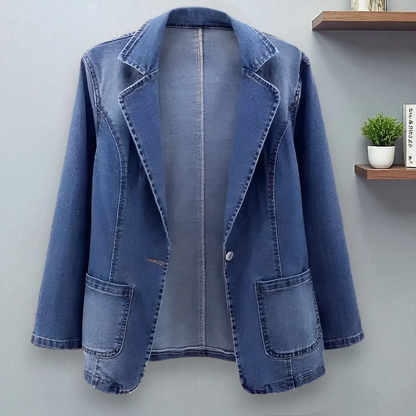 Amanda™ | Elegant denimjacka