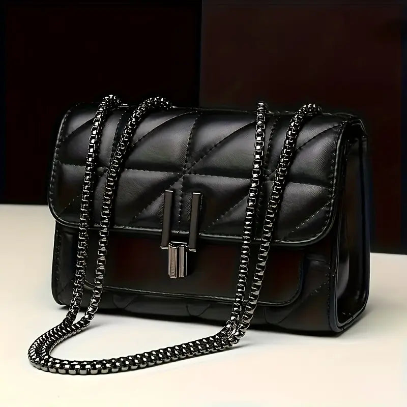 Celine™ | Chic svart axelväska