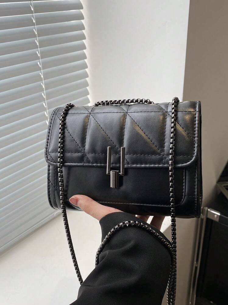 Celine™ | Chic svart axelväska