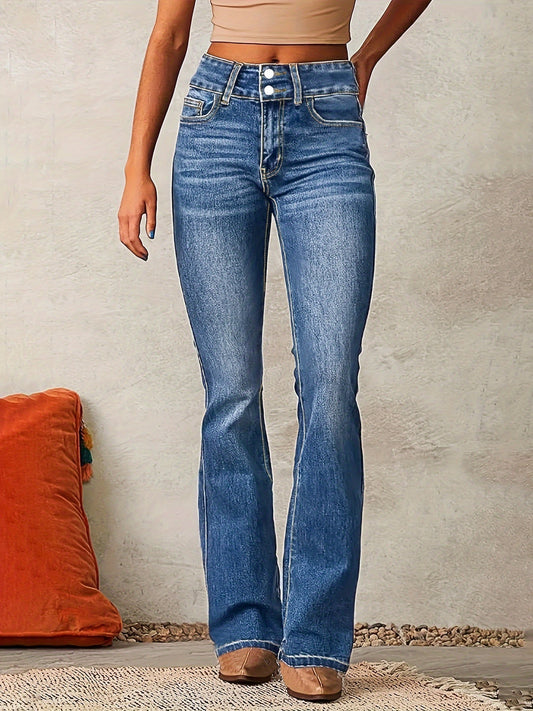 Emilia™ | Höga midja flare-jeans