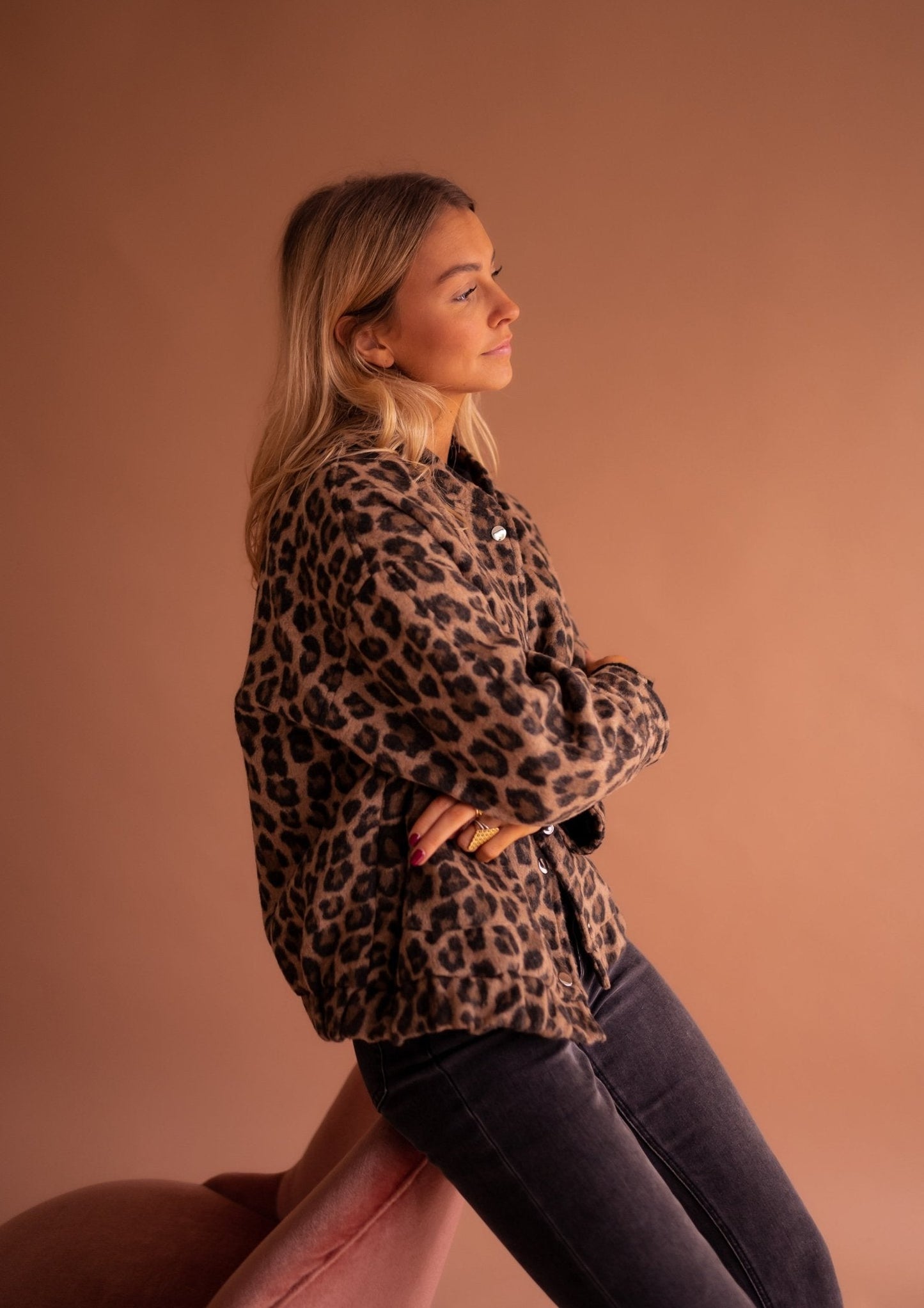 Lola™ | Trendig leopardmönstrad jacka