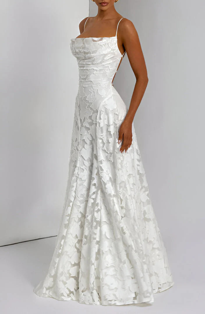 Juliette™ | Elegant blommig maxiklänning